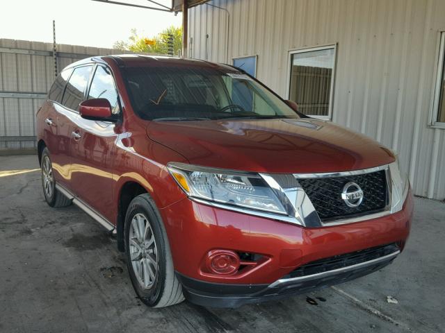 5N1AR2MN2EC663776 - 2014 NISSAN PATHFINDER RED photo 1