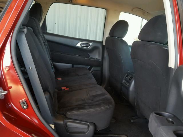 5N1AR2MN2EC663776 - 2014 NISSAN PATHFINDER RED photo 6