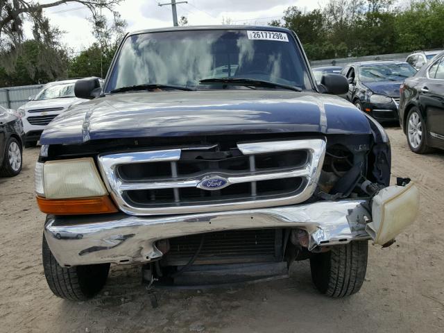 1FTYR14V3XPA17445 - 1999 FORD RANGER SUP BLUE photo 9