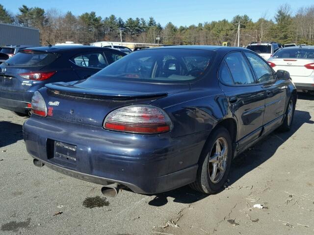 1G2WP52K61F230968 - 2001 PONTIAC GRAND PRIX BLUE photo 4