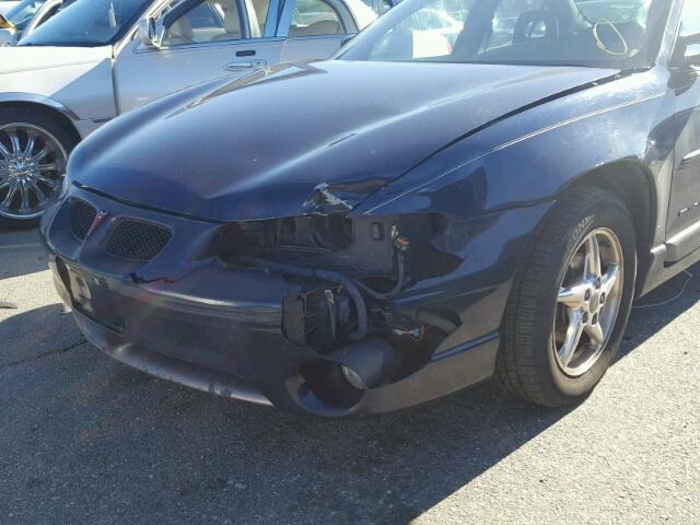 1G2WP52K61F230968 - 2001 PONTIAC GRAND PRIX Mavi foto 9