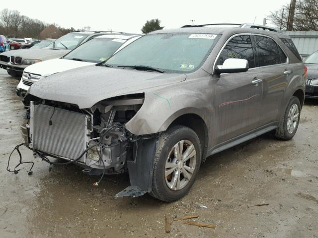 2CNFLGEC7B6278221 - 2011 CHEVROLET EQUINOX LT BROWN photo 2