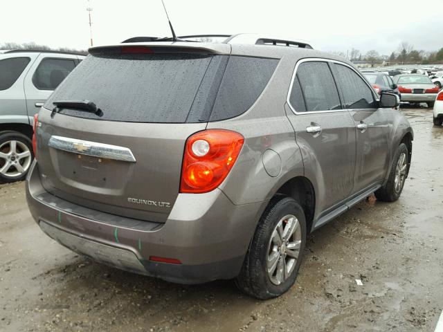 2CNFLGEC7B6278221 - 2011 CHEVROLET EQUINOX LT BROWN photo 4