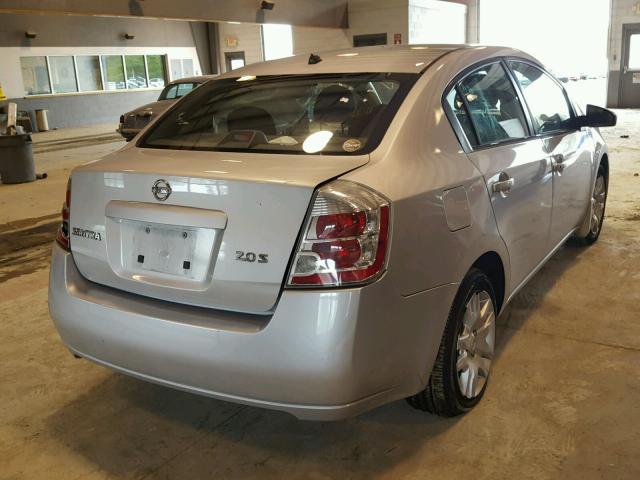 3N1AB61E67L656019 - 2007 NISSAN SENTRA 2.0 SILVER photo 4