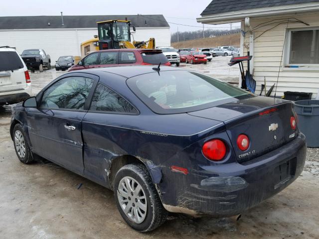 1G1AC1F56A7175004 - 2010 CHEVROLET COBALT 1LT BLUE photo 3