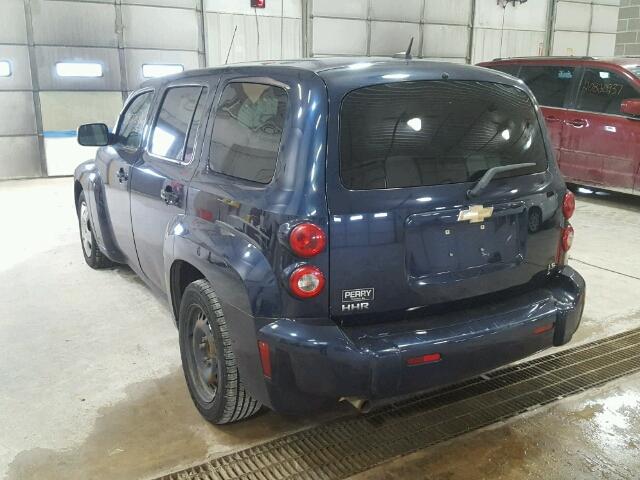 3GNDA13D78S571631 - 2008 CHEVROLET HHR LS BLUE photo 3
