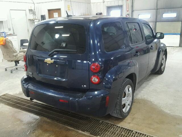 3GNDA13D78S571631 - 2008 CHEVROLET HHR LS BLUE photo 4