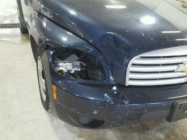 3GNDA13D78S571631 - 2008 CHEVROLET HHR LS BLUE photo 9