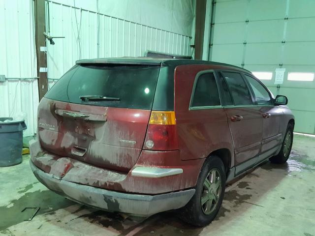 2C4GF684X5R670403 - 2005 CHRYSLER PACIFICA T RED photo 4