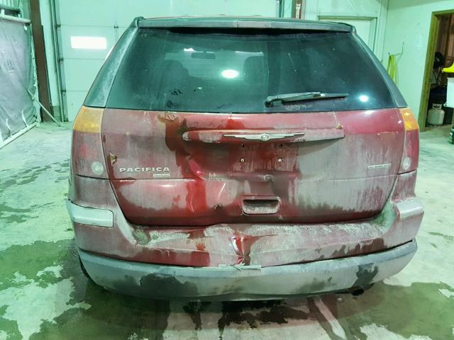 2C4GF684X5R670403 - 2005 CHRYSLER PACIFICA T RED photo 9