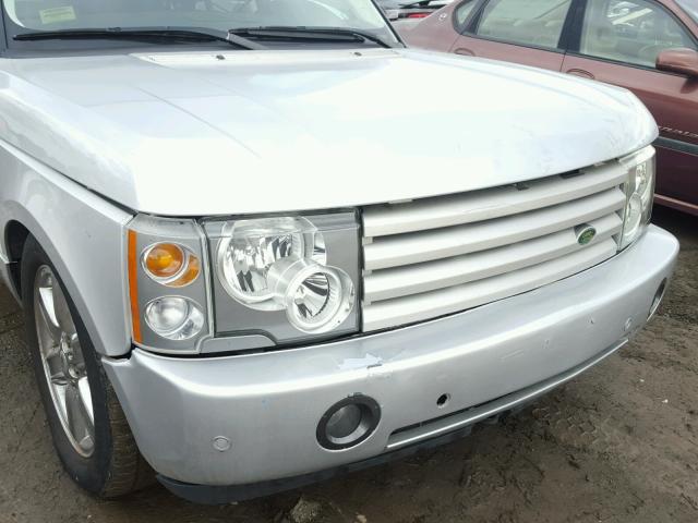 SALME11493A123510 - 2003 LAND ROVER RANGE ROVE SILVER photo 9