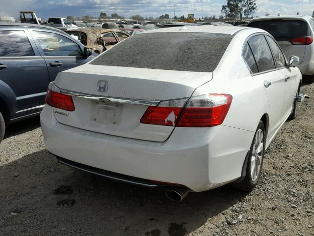 1HGCR2F87EA104032 - 2014 HONDA ACCORD EXL WHITE photo 4