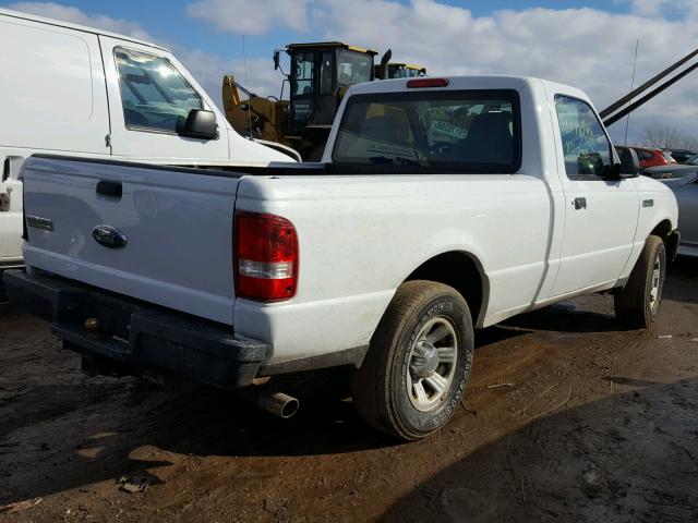 1FTYR10D97PA21030 - 2007 FORD RANGER WHITE photo 4