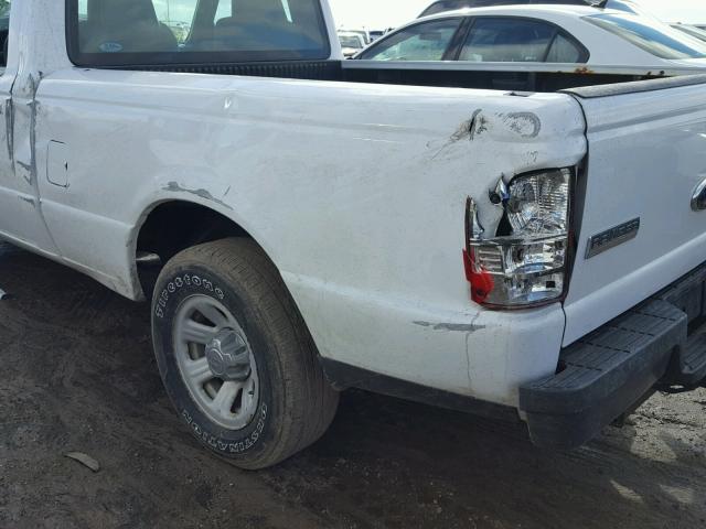 1FTYR10D97PA21030 - 2007 FORD RANGER WHITE photo 9