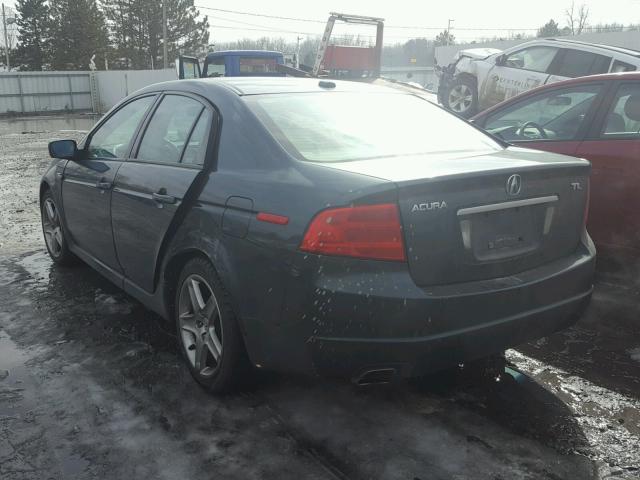 19UUA66244A021588 - 2004 ACURA TL GREEN photo 3