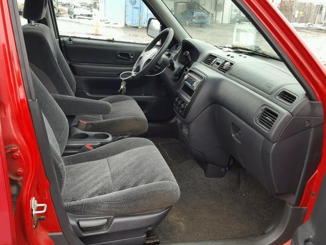 JHLRD1847YS018586 - 2000 HONDA CR-V LX RED photo 5