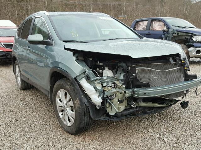 2HKRM4H74CH612343 - 2012 HONDA CR-V EXL GREEN photo 1