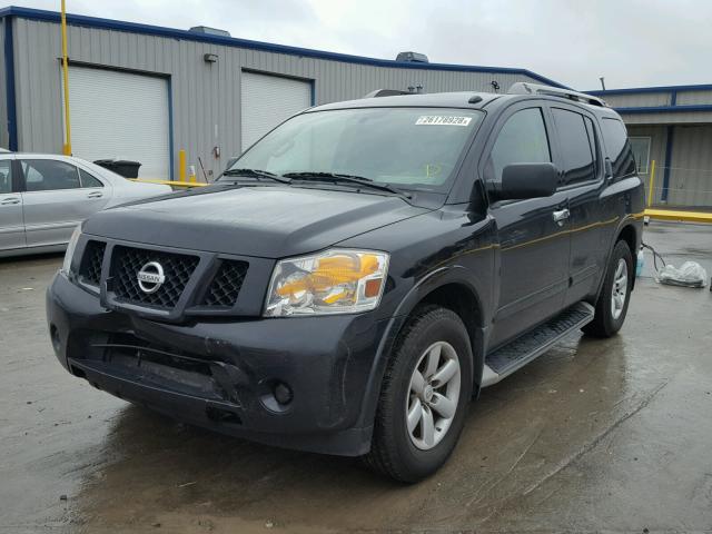 5N1BA0ND3DN614157 - 2013 NISSAN ARMADA SV BLACK photo 2