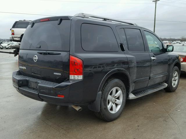 5N1BA0ND3DN614157 - 2013 NISSAN ARMADA SV BLACK photo 4