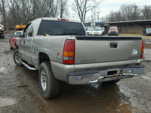 1GCEK19T7XE107689 - 1999 CHEVROLET SILVERADO SILVER photo 3