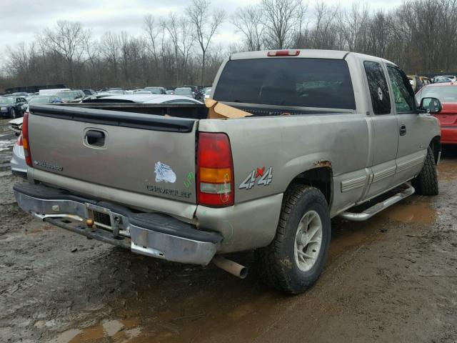 1GCEK19T7XE107689 - 1999 CHEVROLET SILVERADO SILVER photo 4