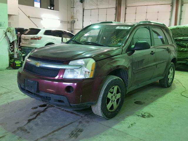 2CNDL23F776014396 - 2007 CHEVROLET EQUINOX LS BURGUNDY photo 2