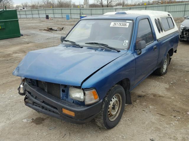 4TARN81A7RZ291082 - 1994 TOYOTA PICKUP 1/2 BLUE photo 2