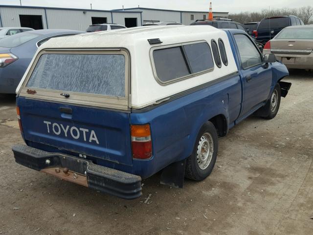 4TARN81A7RZ291082 - 1994 TOYOTA PICKUP 1/2 BLUE photo 4