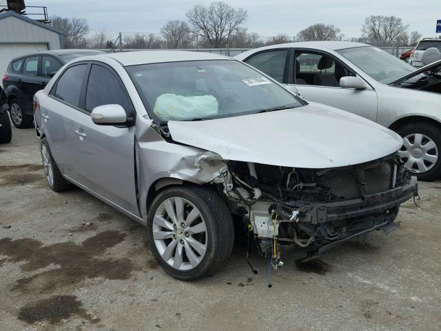 KNAFW4A3XA5051810 - 2010 KIA FORTE SX SILVER photo 1