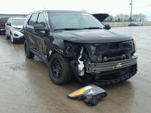 1FM5K8AR9EGA28935 - 2014 FORD EXPLORER P BLACK photo 1