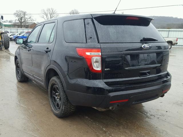 1FM5K8AR9EGA28935 - 2014 FORD EXPLORER P BLACK photo 3