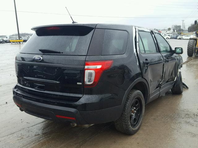 1FM5K8AR9EGA28935 - 2014 FORD EXPLORER P BLACK photo 4