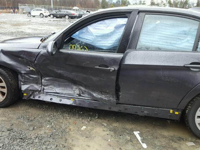 WBAVC93577K033744 - 2007 BMW 328 XI GRAY photo 9