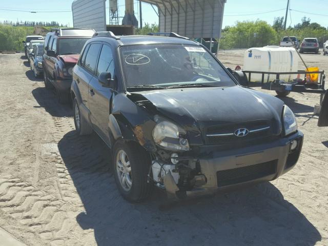 KM8JN12D56U307592 - 2006 HYUNDAI TUCSON GLS BLACK photo 1