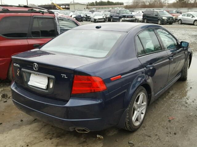 19UUA66274A058392 - 2004 ACURA TL BLUE photo 4