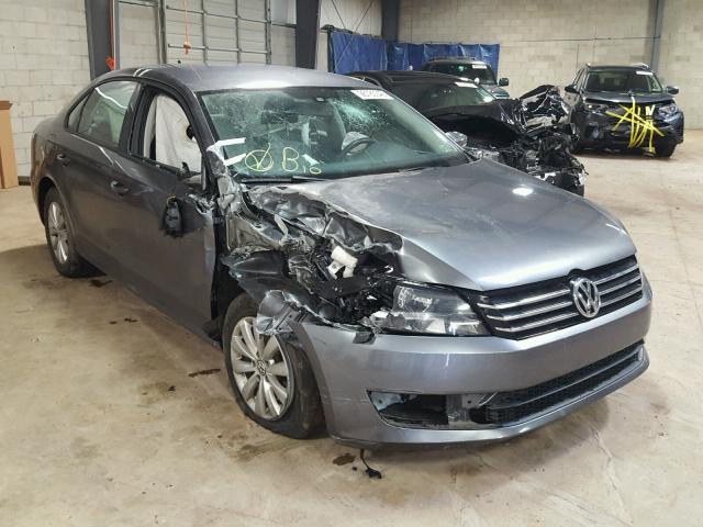 1VWAT7A35FC050121 - 2015 VOLKSWAGEN PASSAT S GRAY photo 1