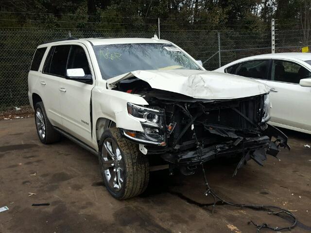 1GNSCCKC6FR738289 - 2015 CHEVROLET TAHOE C150 WHITE photo 1