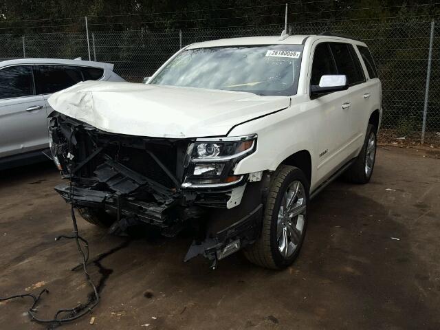 1GNSCCKC6FR738289 - 2015 CHEVROLET TAHOE C150 WHITE photo 2