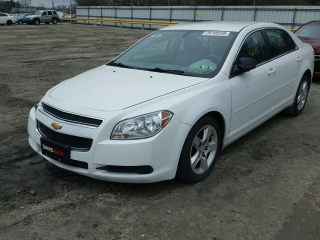 1G1ZA5EU6CF389380 - 2012 CHEVROLET MALIBU LS 白色 照片 2
