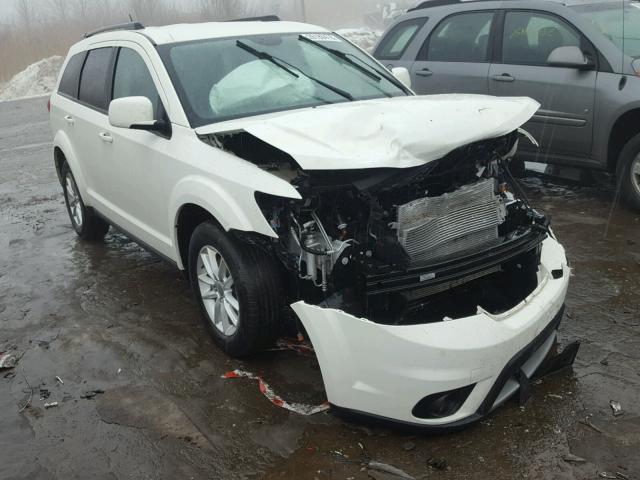 3C4PDCBG3ET171141 - 2014 DODGE JOURNEY SX WHITE photo 1