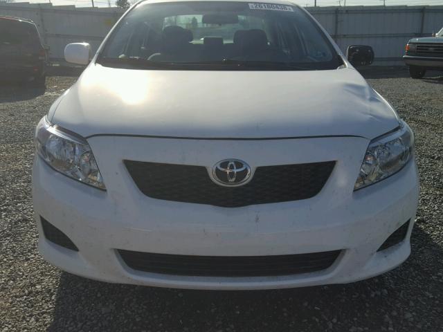 2T1BU40E99C182459 - 2009 TOYOTA COROLLA BA WHITE photo 9