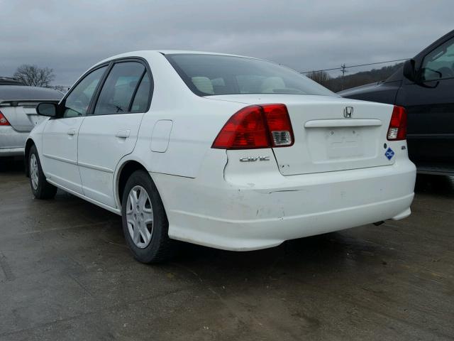 1HGEN26565L000095 - 2005 HONDA CIVIC GX WHITE photo 3