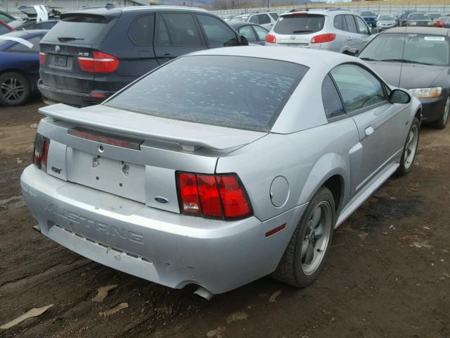 1FAFP42X01F105861 - 2001 FORD MUSTANG GT SILVER photo 4