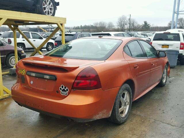 2G2WS522841215186 - 2004 PONTIAC GRAND PRIX ORANGE photo 4