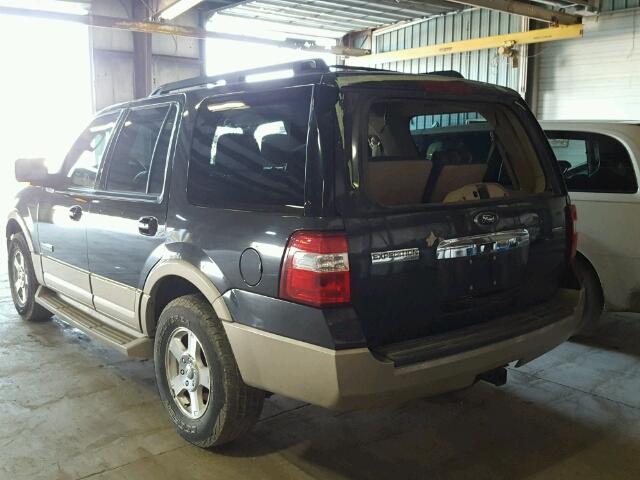 1FMFU18587LA41744 - 2007 FORD EXPEDITION GRAY photo 3