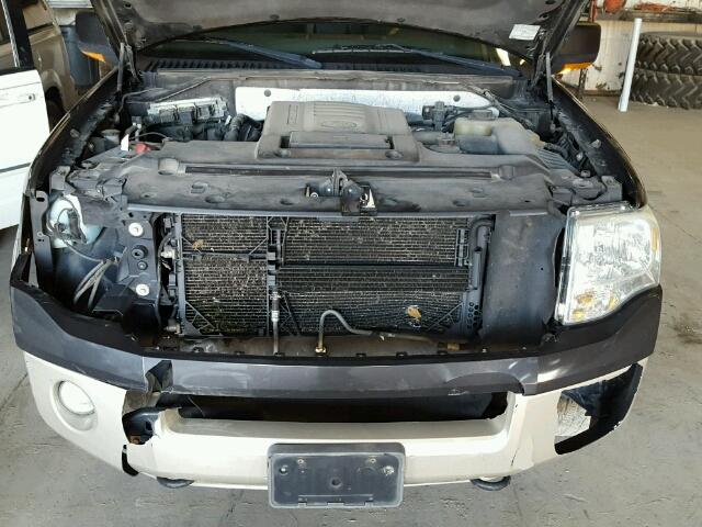 1FMFU18587LA41744 - 2007 FORD EXPEDITION GRAY photo 7