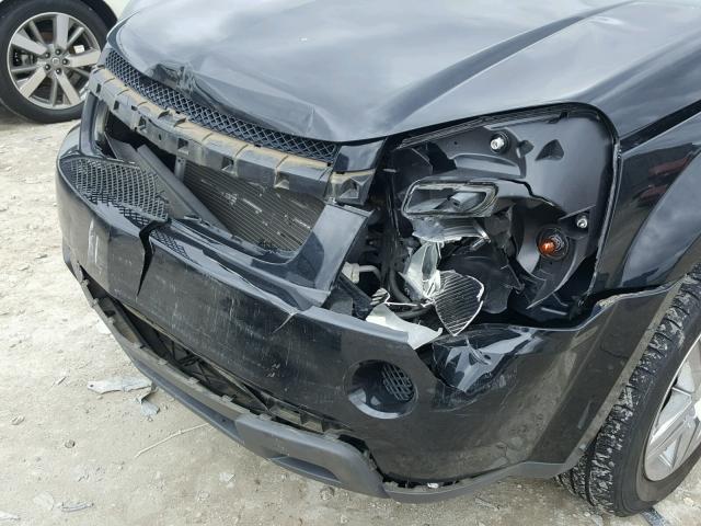 2CNDL33F396247085 - 2009 CHEVROLET EQUINOX LT BLACK photo 9