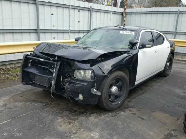 2B3KA43V49H597667 - 2009 DODGE CHARGER TWO TONE photo 2