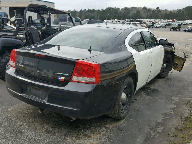 2B3KA43V49H597667 - 2009 DODGE CHARGER TWO TONE photo 4