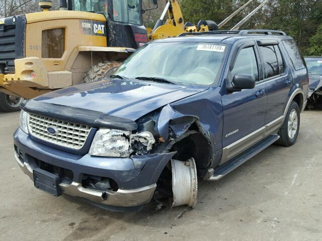 1FMZU74K34UB24581 - 2004 FORD EXPLORER E BLUE photo 2